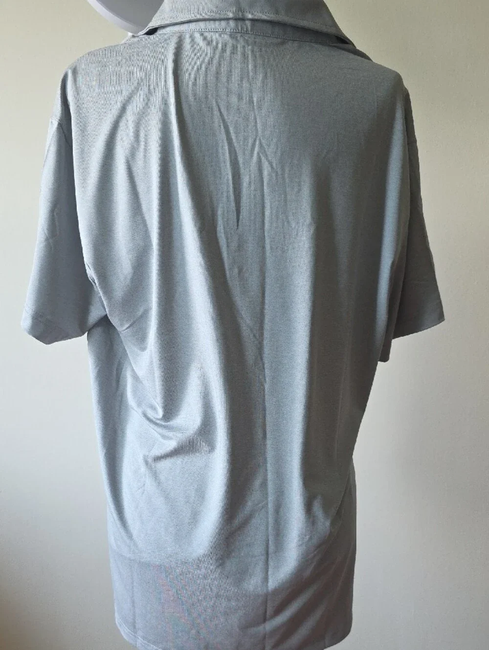 Amazon Men's Light Gray Short-Sleeve Polo Bundle Of 5